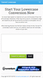 Mobile Screenshot of convertlowercase.com